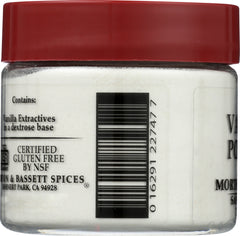 MORTON & BASSETT: Vanilla Powder Seasoning, 1.1 oz