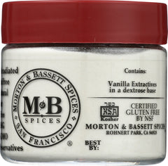MORTON & BASSETT: Vanilla Powder Seasoning, 1.1 oz