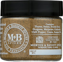 MORTON & BASSETT: Zaatar Seasoning, 1 oz
