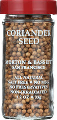 MORTON & BASSETT: Coriander Seed, 1.2 oz