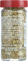 MORTON & BASSETT: Fennel Seed, 1.9 oz