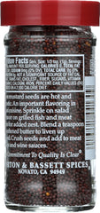 MORTON & BASSETT: Brown Mustard Seed, 2.7 oz
