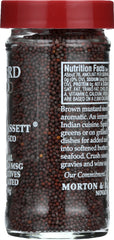 MORTON & BASSETT: Brown Mustard Seed, 2.7 oz