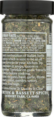 MORTON & BASSETT: Italian Herb Blend, 0.8 oz