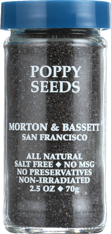 MORTON & BASSETT: Poppy Seeds, 2.5 oz