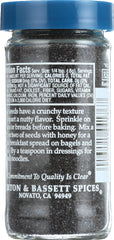 MORTON & BASSETT: Poppy Seeds, 2.5 oz
