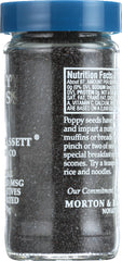 MORTON & BASSETT: Poppy Seeds, 2.5 oz