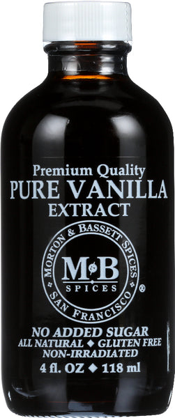 MORTON & BASSETT: Pure Vanilla Extract, 4 oz