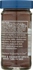 MORTON & BASSETT: Ground Ancho Chili Powder, 2.3 oz