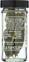 MORTON & BASSETT: Organic Turkish Bay Leaves, 0.1 oz