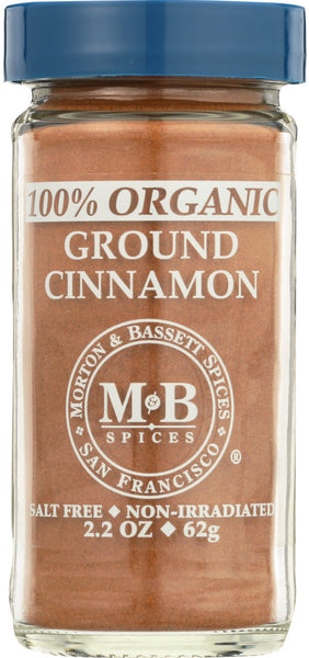 MORTON & BASSETT: Ground Cinnamon, 2.3 Oz