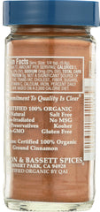 MORTON & BASSETT: Ground Cinnamon, 2.3 Oz
