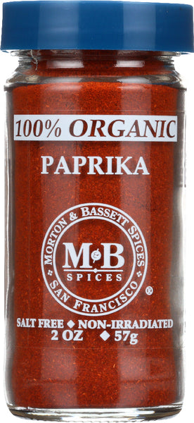 MORTON & BASSETT: Organic Paprika, 2 Oz