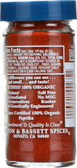 MORTON & BASSETT: Organic Paprika, 2 Oz