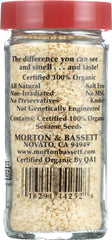MORTON & BASSETT: Organic Sesame Seed, 2.4 Oz