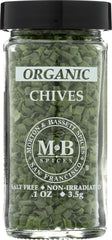 MORTON & BASSETT: Organic Chives, 0.1 oz