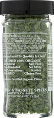 MORTON & BASSETT: Organic Chives, 0.1 oz