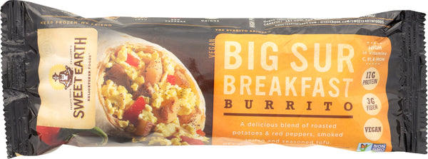 SWEET EARTH: Big Sur Breakfast Burrito, 7 oz