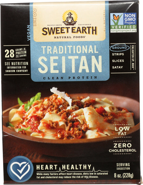 SWEET EARTH: Traditional Seitan Ground, 8 oz