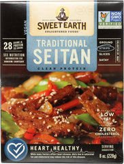 SWEET EARTH: Traditional Seitan Strips, 8 oz