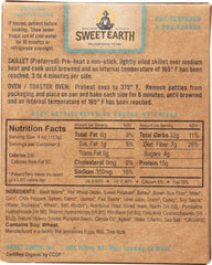 SWEET EARTH: Fresh Santa Fe Veggie Burger, 8 oz