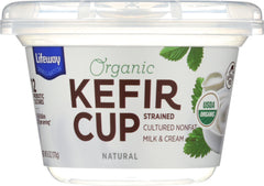 LIFEWAY: Organic Kefir Cup Plain, 6 oz