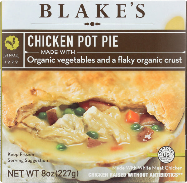 BLAKES: Frozen Pot Pie Chicken Organic, 8 oz