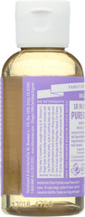 DR BRONNER'S: 18-in-1 Hemp Lavender Pure Castile Soap, 2 oz