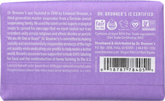 DR BRONNER: Lavender Bar Soap, 5 oz