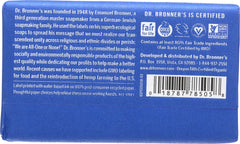 DR BRONNER'S: All-One Hemp Peppermint Pure-Castile Bar Soap, 5 oz