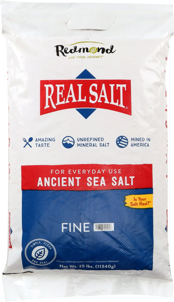 REDMOND: Realsalt All Natural Sea Salt Coarse Grind Bulk Bag, 25 lb