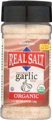 REDMOND: Real Salt Organic Natural Garlic Salt, 4.75 oz