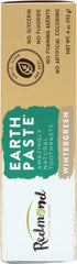 REDMOND: Earthpaste Natural Toothpaste Wintergreen, 4 Oz