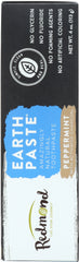 REDMOND: Toothpaste Peppermint  Charcoal, 4 oz