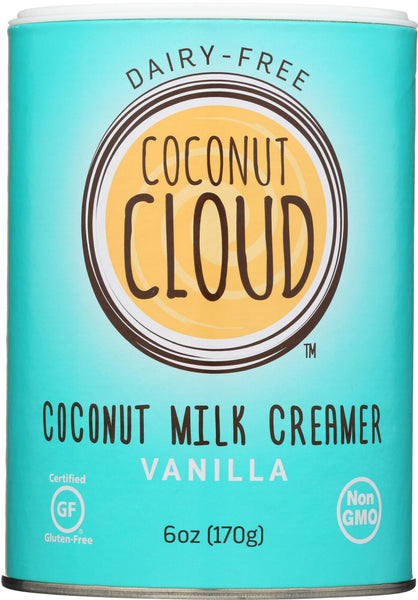 COCONUT CLOUD: Creamer Powdered Nondairy Coconut Vanilla, 6 oz