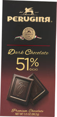 PERUGINA: Dark Chocolate Bar 51% Cacao, 3.5 Oz