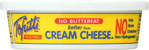 TOFUTTI: Better Than Cream Cheese Plain, 8 oz