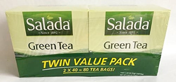 SALADA: Tea Green Pure Twin Pack, 80 ct