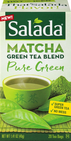 SALADA: Tea Green Matcha Blend Pure Green, 20 Bg