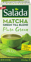 SALADA: Tea Green Matcha Blend Pure Green, 20 Bg