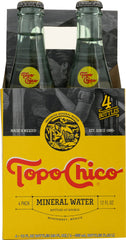 TOPO CHICO: Mineral Water 4 Count (12 Oz Each), 48 oz