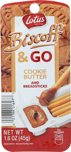 BISCOFF: Go Cookie Butter and Breadsticks, 1.6 oz