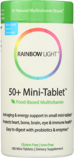 RAINBOW LIGHT: 50+ Mini-Tablet, 180 Mini-Tablets