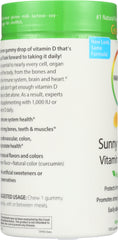 RAINBOW LIGHT: Sunny Gummies Vitamin D3 Yummy Lemon Flavor 1,000 IU, 100 Gummies