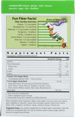 RAINBOW LIGHT: Fiber Garden Gummies Sour Berry Apple & Mandarin Flavors, 30 Packets
