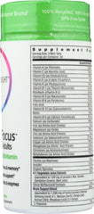 RAINBOW LIGHT: Brain & Focus for Teens & Adults Food-Based Multivitamin, 90 Mini-Tabs