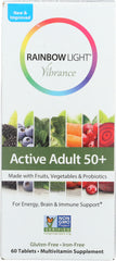 RAINBOW LIGHT: Active Adult 50+ Multivitamin, 60 tabs