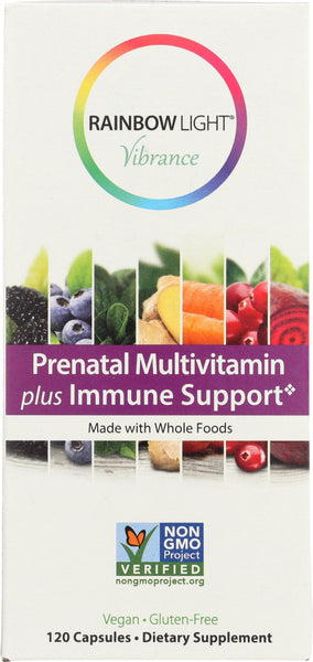 RAINBOW LIGHT VIBRANCE: Prenatal Multivitamin Plus Immune Support, 120 cp