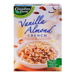 CASCADIAN FARM: Cereal Vanilla Almond Crunch, 12.5 oz