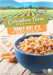 CASCADIAN FARM: Honey Nut O's Cereal, 9.5 oz